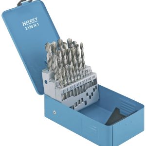 Hazet 2128N-1 HSS Zestaw wierteł spiralnych 25 szt. 1 mm, 1.5 mm, 2 mm, 2.5 mm, 3 mm, 3.5 mm, 4 mm, 4.5 mm, 5 mm, 5.5 mm
