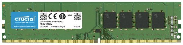 Crucial CT16G4DFRA32A Pamięć robocza do PC – moduł DDR4 16 GB 1 x 16 GB Non-ECC 3200 MHz 288 pin DIMM CL22 CT16G4DFRA32A