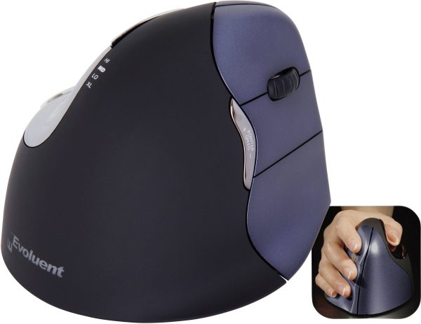 Mysz ergonomiczna radiowa Evoluent Vertical Mouse 4 VM4RW 2800 dpi