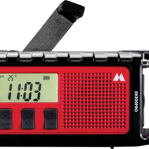 Radiotelefon alarmowy Midland ER 300 Pro AM, fale metrowe (VHF) korba ręczna, panel słoneczny, Funkcja powerbanku, latar Radiotelefon alarmowy Midland ER 300 Pro AM, fale metrowe (VHF) korba ręczna, panel słoneczny, Funkcja powerbanku, latar