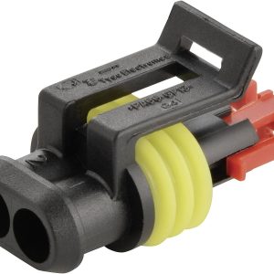 Obudowa gniazda TE Connectivity AMP Superseal 282080-1, 14A, 24 V, 2-pin Obudowa gniazda TE Connectivity AMP Superseal 282080-1, 14A, 24 V, 2-pin