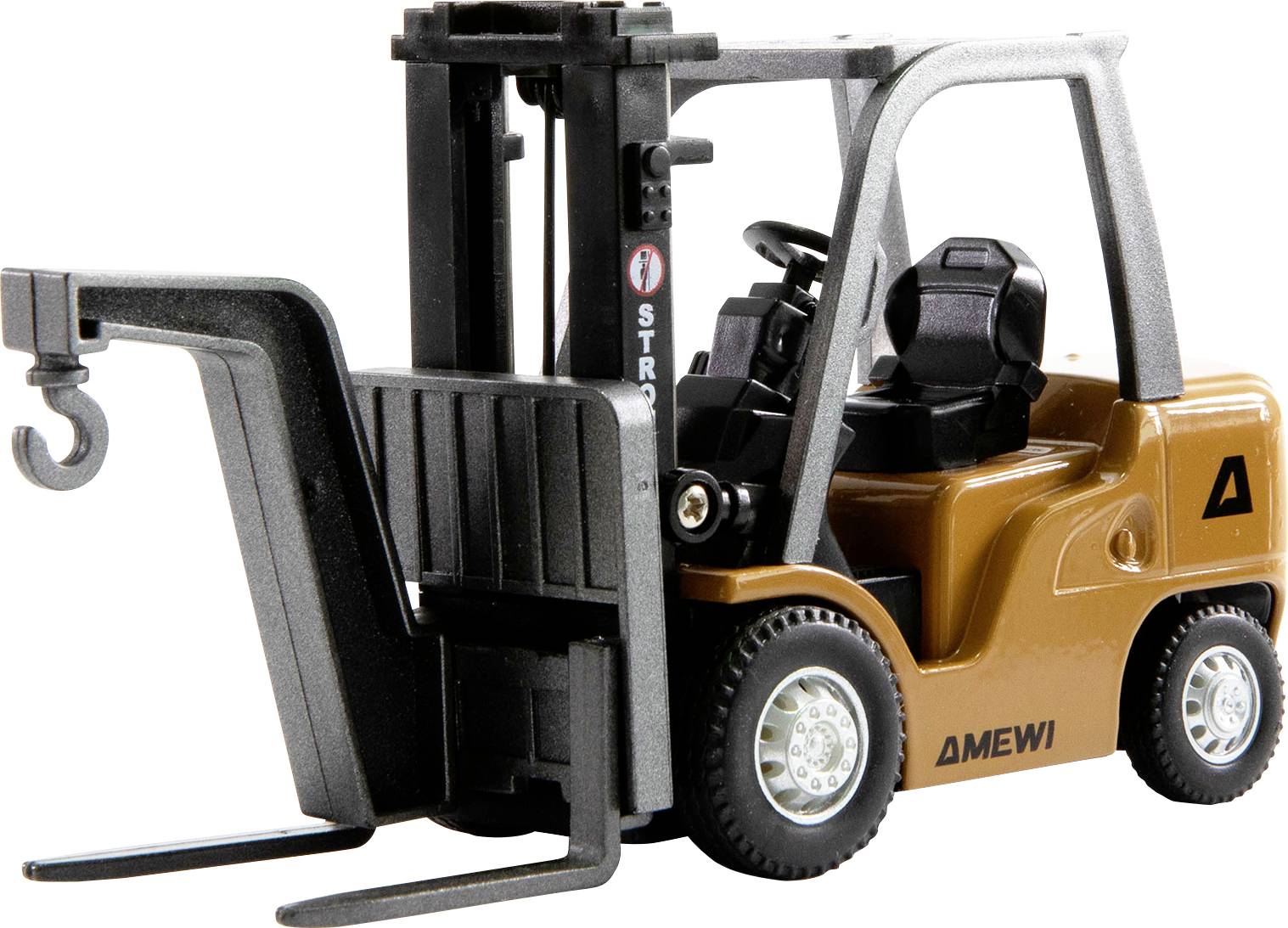 Wózek widłowy Amewi 22715 AMEWI - Gabelstapler Mini 1 64 RtR LiPo 200mAH 6+ 1:64 Elektryczny RtR - obrazek 1