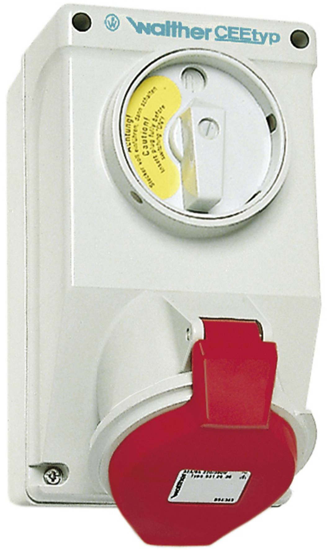 Gniazdo naścienne CEE Walther Werke AT110 16 A 400 V - obrazek 1