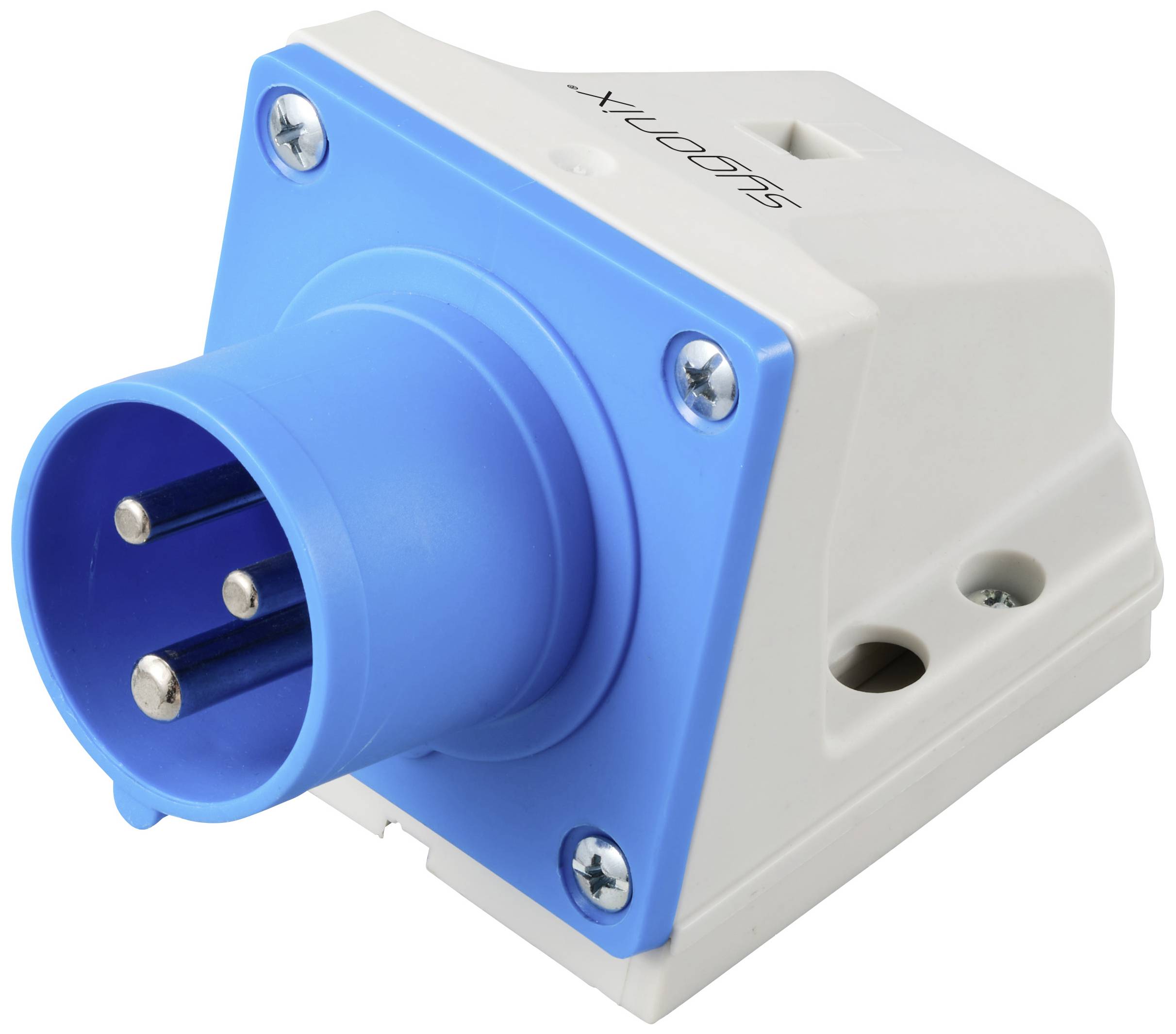 Złącze męskie ścienne CEE-CARA Sygonix SY-6261866 16 A 250 V/AC - obrazek 1