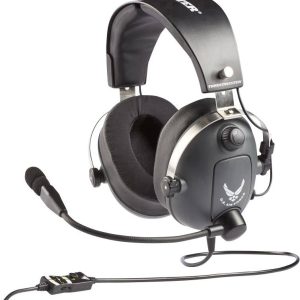 Thrustmaster ThrustMaster T.Flight – U.S. Air Force Edition Słuchawki wokółuszne przewód stereo szary, metaliczny regula Thrustmaster ThrustMaster T.Flight – U.S. Air Force Edition Słuchawki wokółuszne przewód stereo szary, metaliczny regula