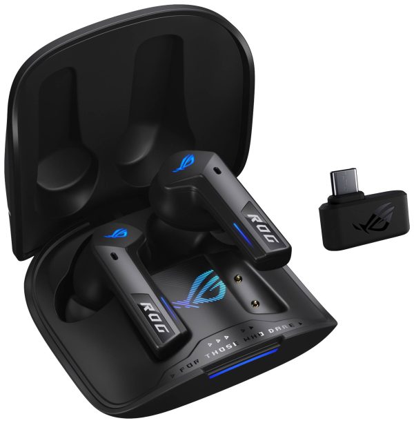 Asus ROG Cetra True Wireless Speednova Słuchawki douszne Bluetooth stereo czarny Wyciszanie hałasów Walizka gaming
