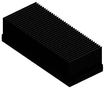 Fischer Elektronik 10133594 SK 625 100 SA Radiator żeberkowy 2.17 K/W (D x S x W) 100 x 120 x 34 mm