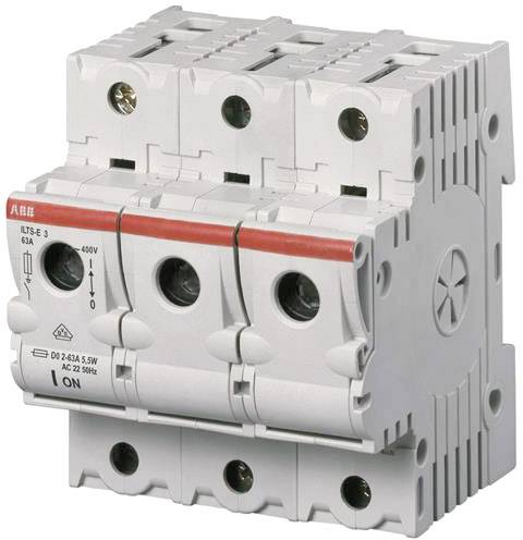 ABB 2CDE103001R1901 Przełącznik rozłączający Rozmiar bezpiecznika = D02 3 styki 63 A 230 V 1 szt. - obrazek 1