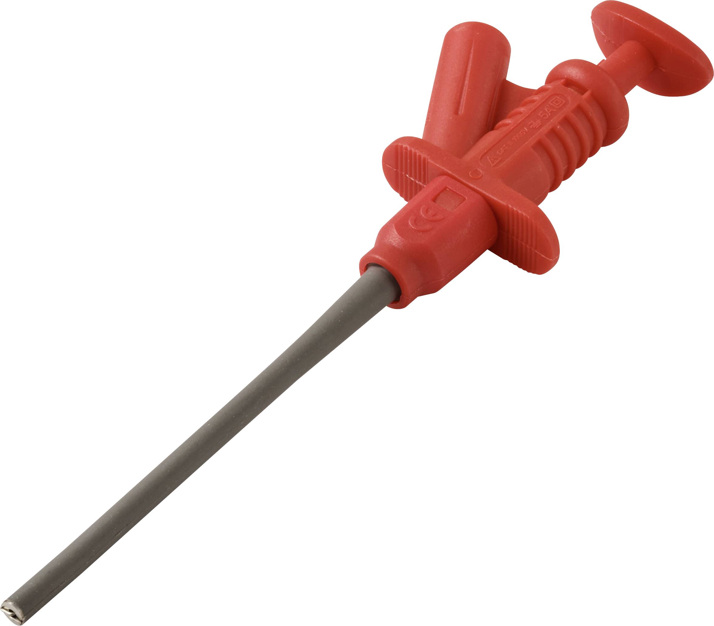 Sonda zaciskowa bezpieczna VOLTCRAFT MSK-122 rot CAT II 1000 V - obrazek 1
