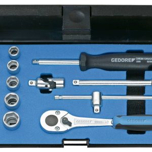 Zestaw kluczy nasadowych Gedore 20 EMU-10 6162220 1/4″ (6,3 mm) Zestaw kluczy nasadowych Gedore 20 EMU-10 6162220 1/4″ (6,3 mm)