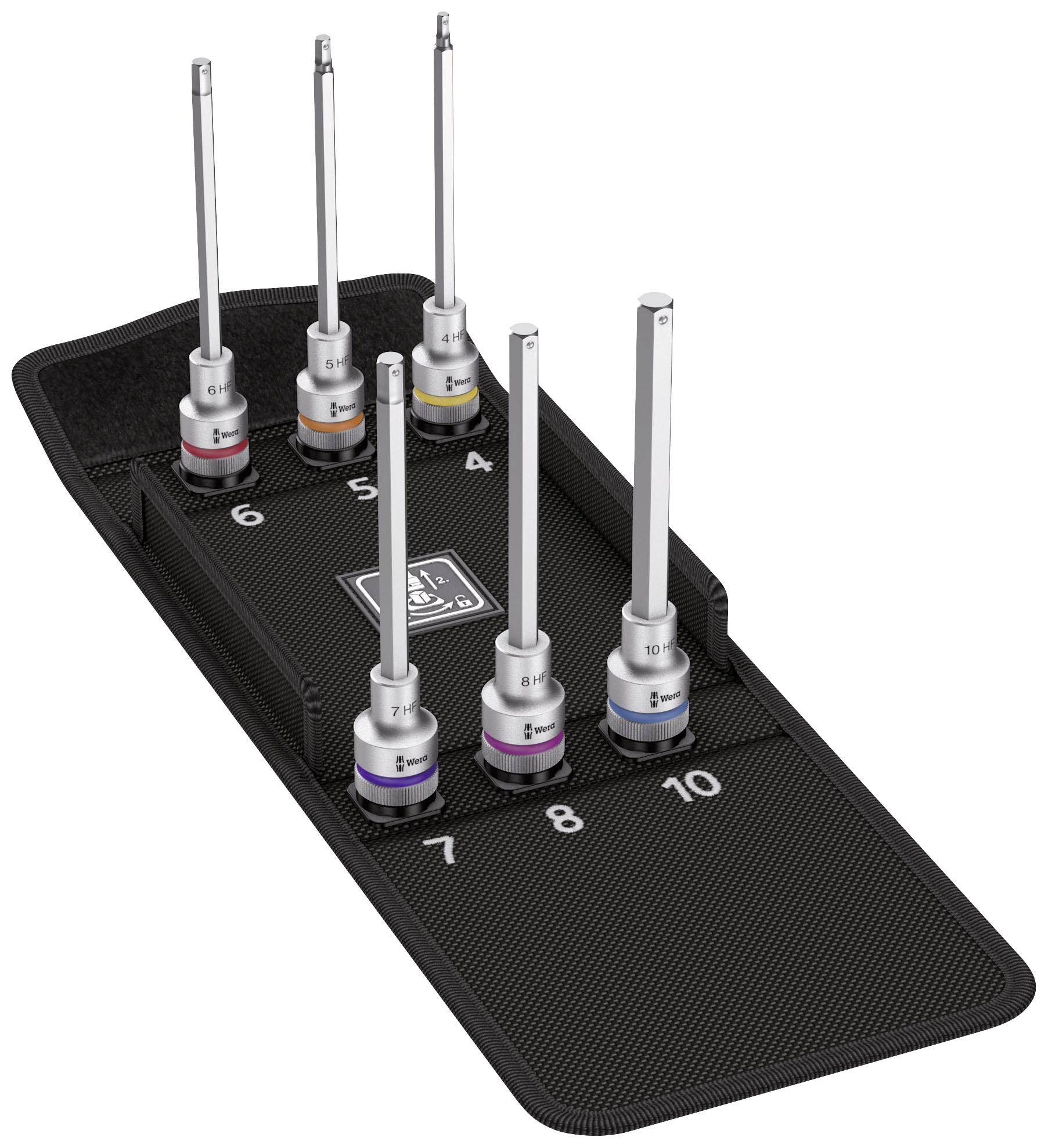 Zestaw nasadek Wera Zyklop 05004210001 wewnętrzny sześciokąt 1/2" (12.5 mm) 6 szt. - obrazek 1