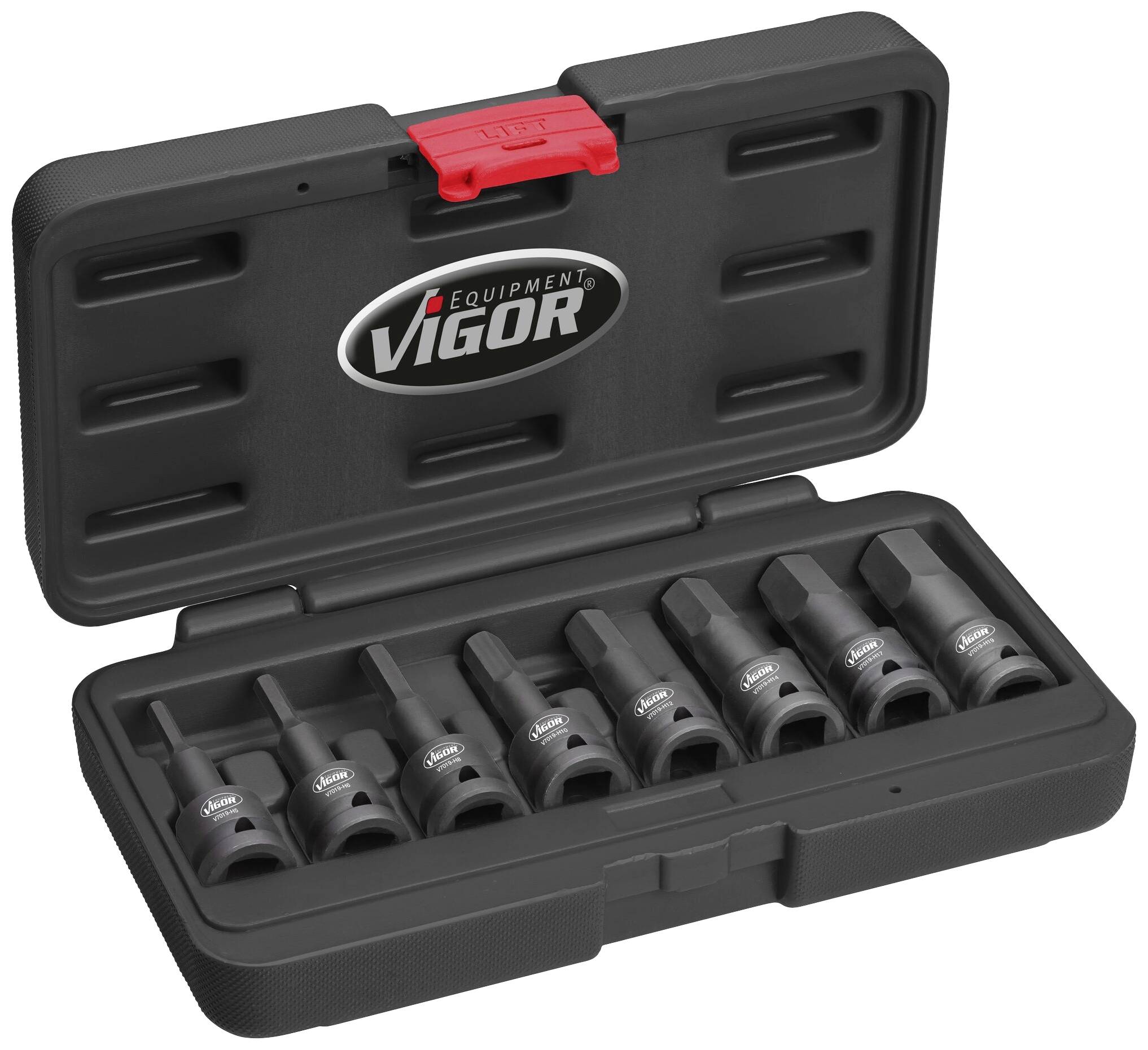 Nasadka do klucza udarowego zestaw Vigor V7019 V7019 - obrazek 1
