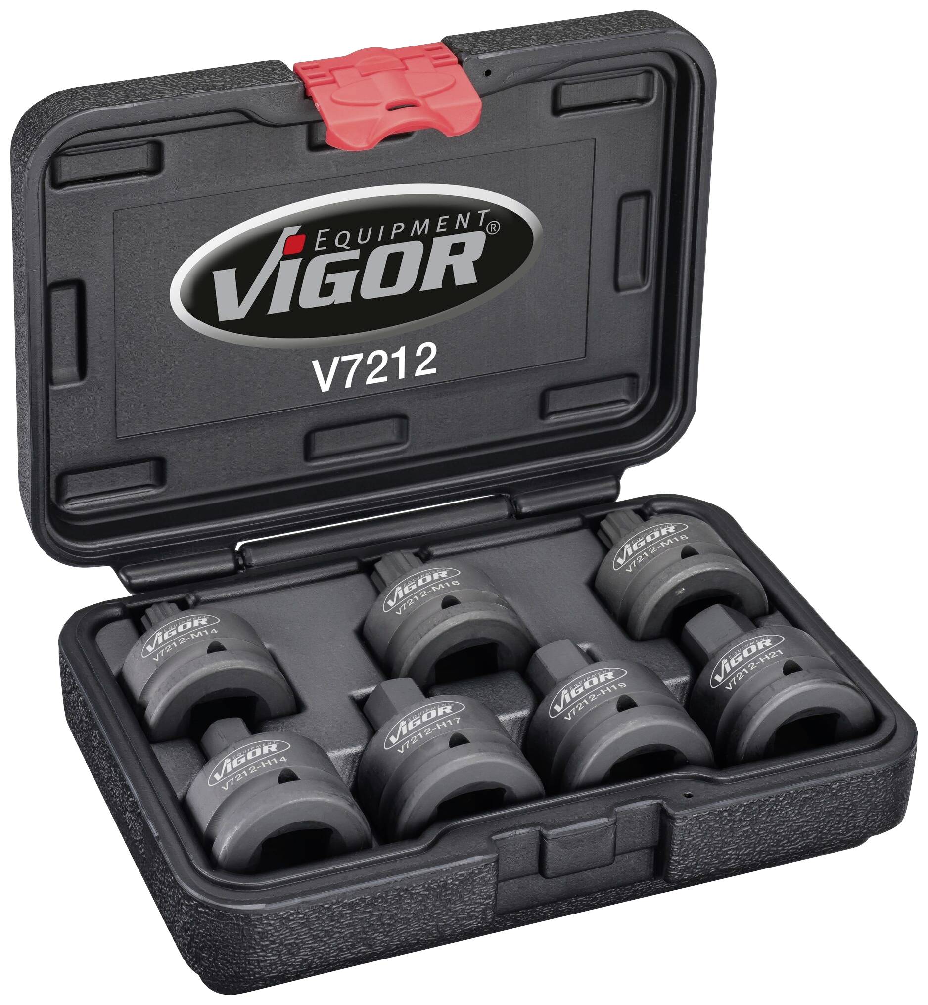 Nasadka do klucza udarowego zestaw Vigor V7212 V7212 3/4" (20 mm) - obrazek 1