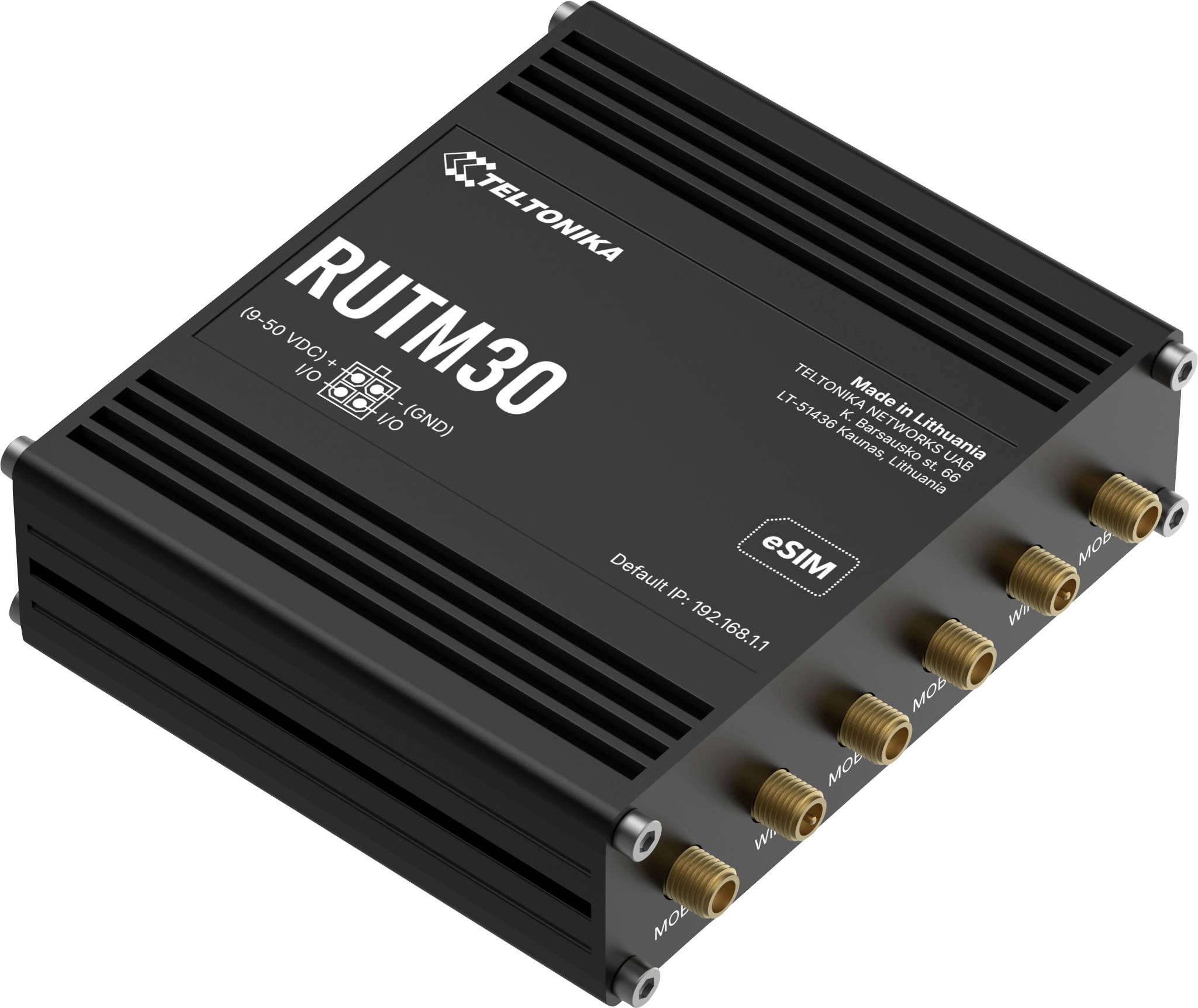 Teltonika RUTM30 Router Wbudowany modem: 5G 867 MBit/s - obrazek 1