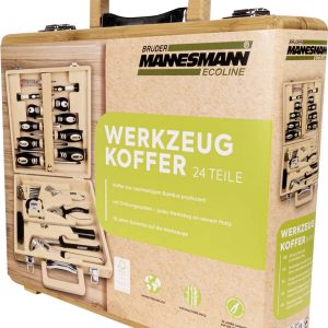 Brüder Mannesmann M29001 M29001 Zestaw narzędzi w tym bambusowe etui
