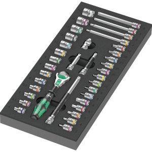 Wera Zyklop 05150110001 zewnętrzny sześciokąt, zewnętrzny kwadrat, TORX Grzechotka Zyklop 37 szt. 1/4″ Wera Zyklop 05150110001 zewnętrzny sześciokąt, zewnętrzny kwadrat, TORX Grzechotka Zyklop 37 szt. 1/4″