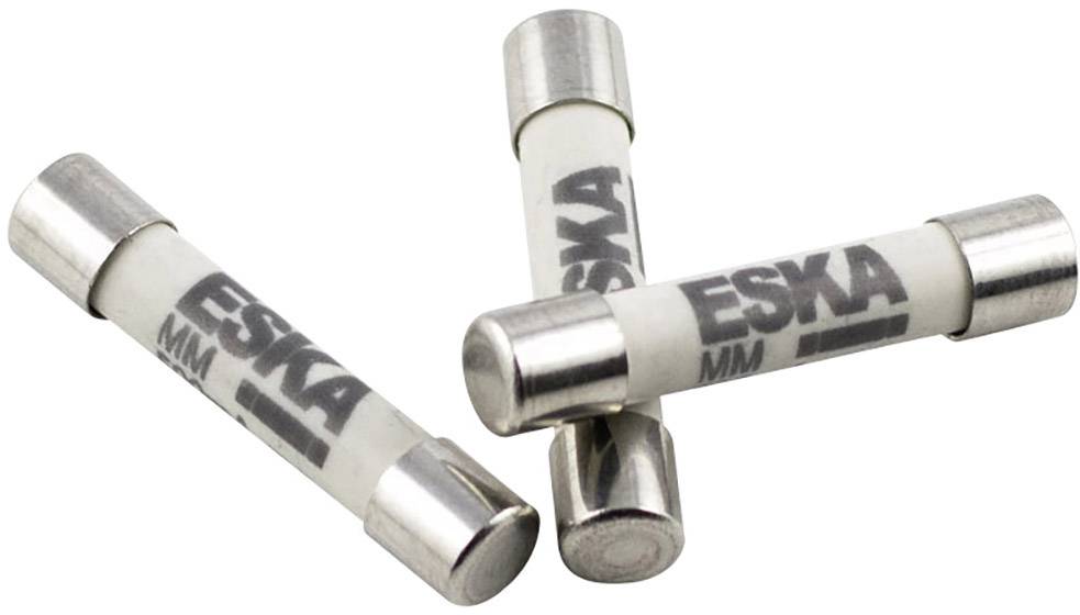ESKA 632.414 632414 Bezpiecznik do multimetru (Ø x D) 6.3 mm x 32 mm 0.5 A 1000 V bardzo szybki -FF- Zawartość 1 szt. - obrazek 1