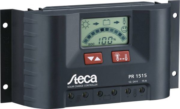 Solarny regulator ładowania Steca PR 1515 PWM 12 V, 24 V 15 A