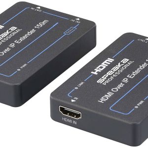 SpeaKa Professional SP-HDE-301 HDMI Przedłużacz HDMI over IP przez kabel sieciowy RJ45 150 m SpeaKa Professional SP-HDE-301 HDMI Przedłużacz HDMI over IP przez kabel sieciowy RJ45 150 m
