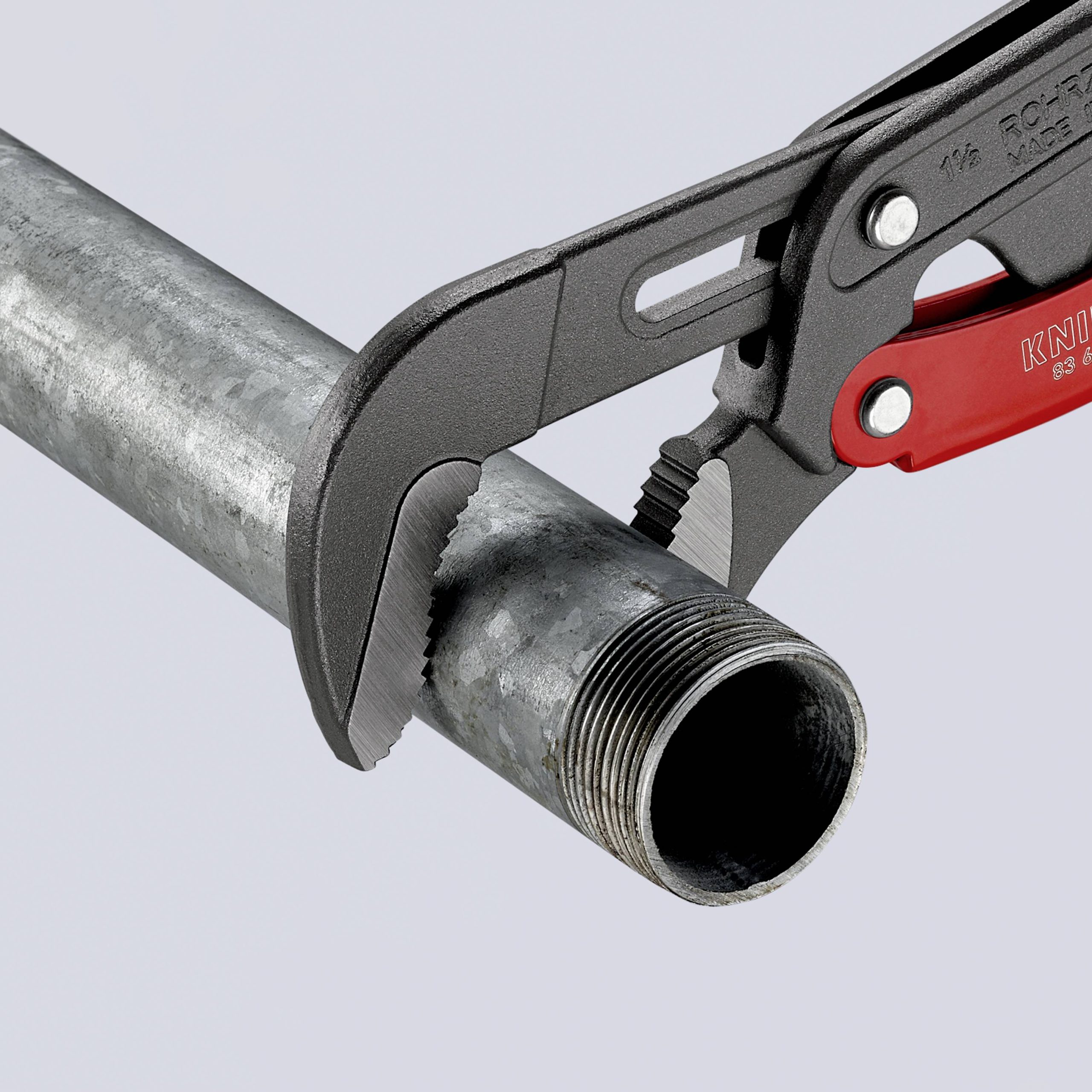 Klucz do rur narożnych Knipex 83 61 015, 45°, 1 1/2" - obrazek 1
