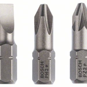 Bity PH 2, PZ 2 Bosch Accessories 2607001766 bardzo twardy D 6.3 3 szt. Bity PH 2, PZ 2 Bosch Accessories 2607001766 bardzo twardy D 6.3 3 szt.