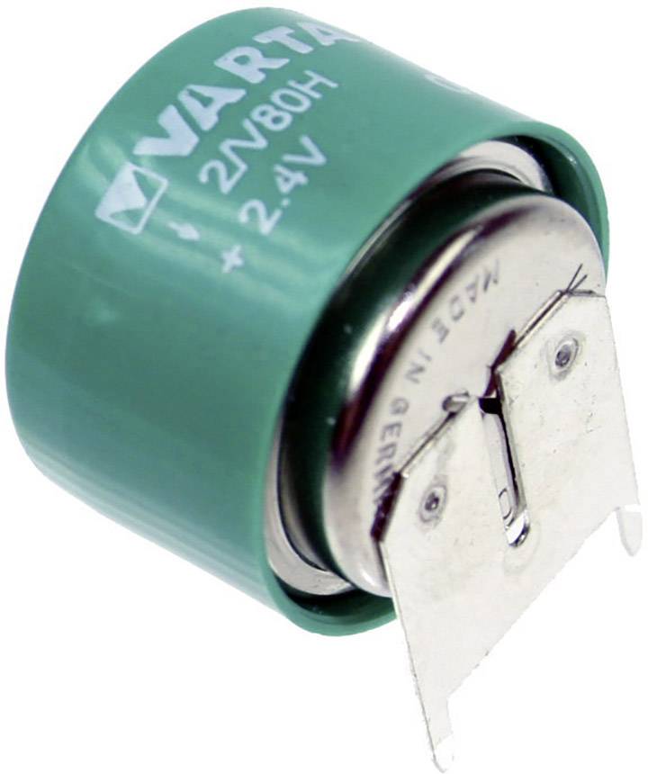 Akumulator guzikowy Varta V2/80H-SLF ++/- 80H NiMH 80 mAh 2.4 V 1 szt. - obrazek 1