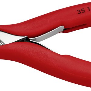 Knipex 35 11 115 dla elektroników i mechaników Szczypce płaskie proste stal narzędziowa 115 mm Knipex 35 11 115 dla elektroników i mechaników Szczypce płaskie proste stal narzędziowa 115 mm