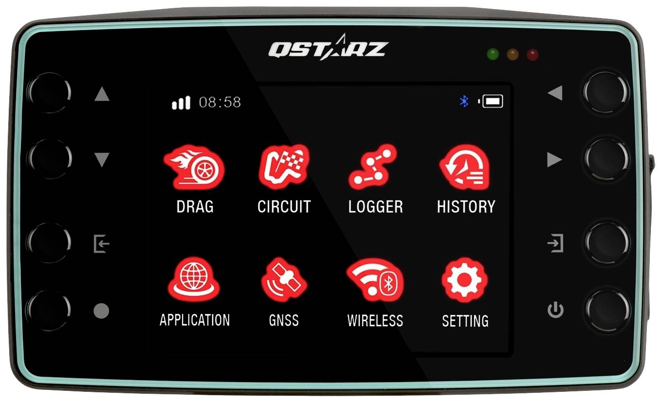 Qstarz LT-8000GT Licznik okrążeń GPS śledzenie pojazdu czarny 1 szt. - obrazek 1