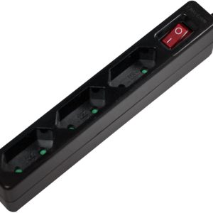 Listwa zasilająca z wyłącznikiem LogiLink LPS230B LPS230B 3 x Ilość gniazdek: 3