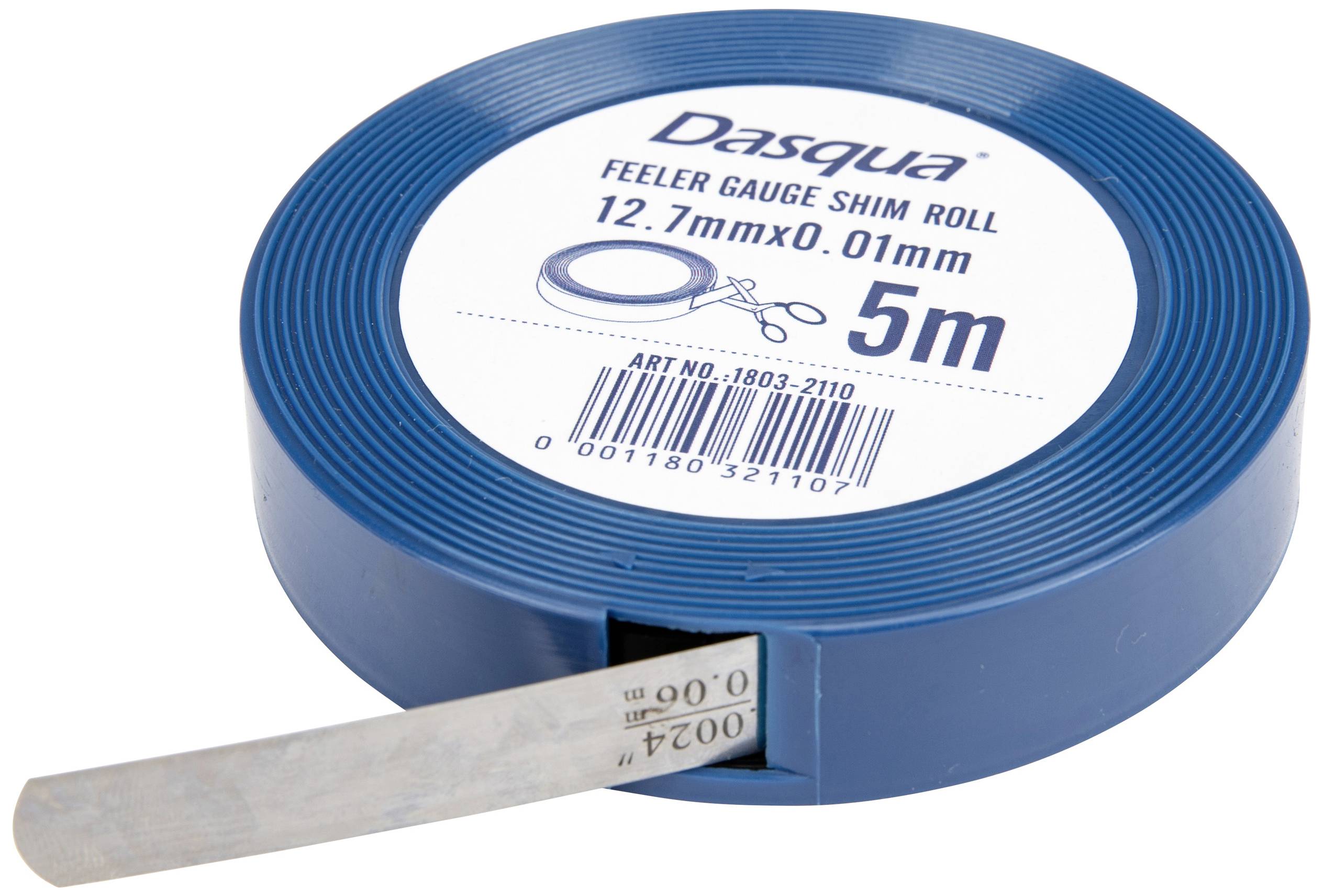 Dasqua 1803-4113 Podkładka szczelinomierza ze stali stopowej Grubość: 0,04 mm - obrazek 1