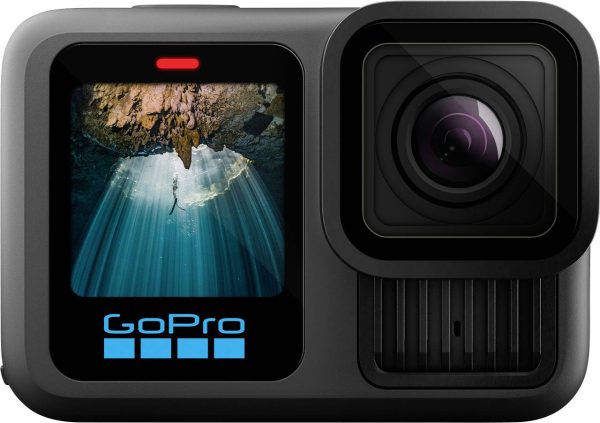 GoPro HERO13 Black Kamera sportowa 5.3K, 4K, 2.7K, Full-HD, Bluetooth, Podwójny wyświetlacz, Ekran dotykowy, Pyłoszczeln