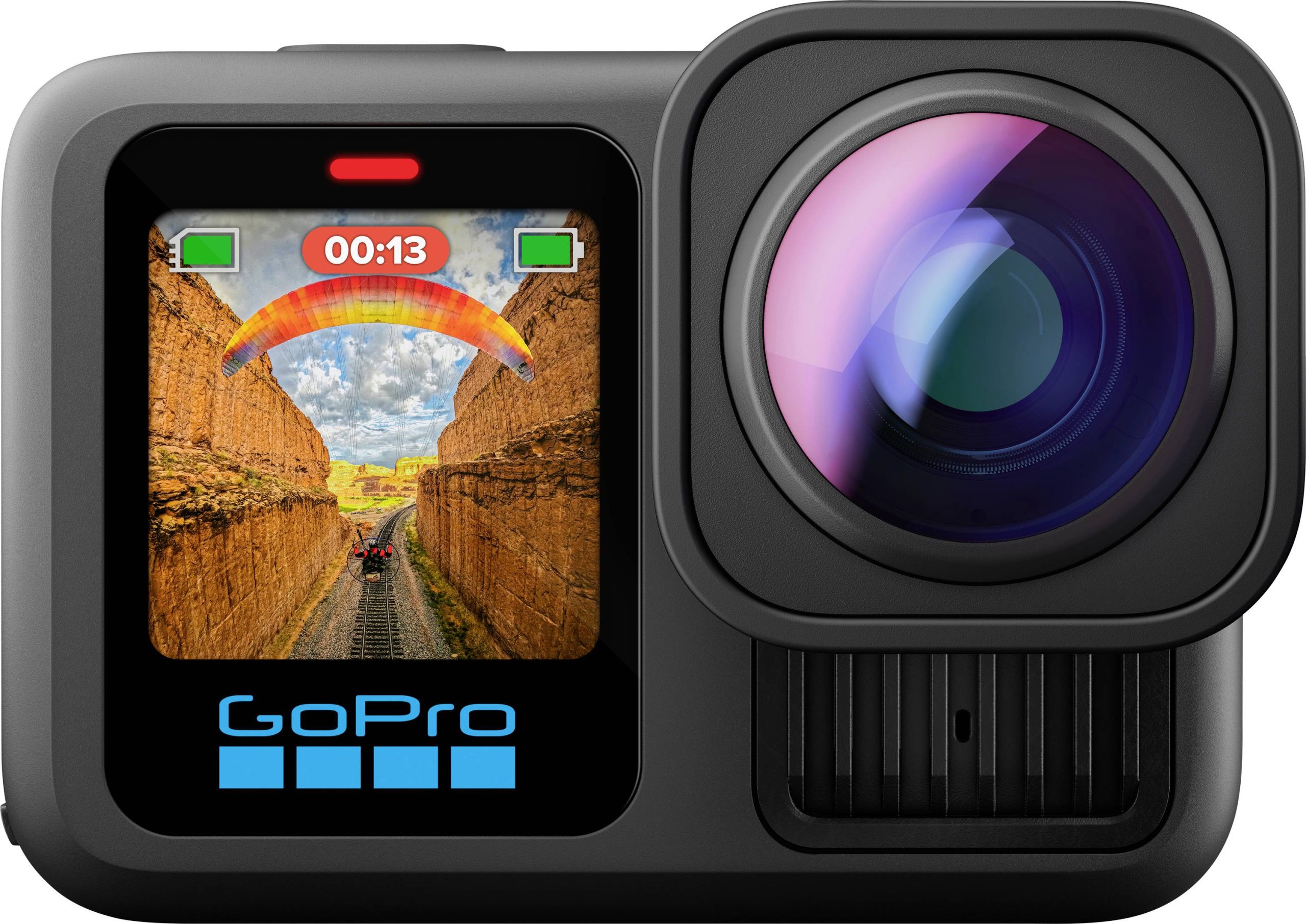 GoPro HERO13 Black Ultra Wide Edition Kamera sportowa 4K, 5.3K, 2.7K, Ekran dotykowy, Ultra HD, Wodoszczelny, GPS, Pyłos - obrazek 1