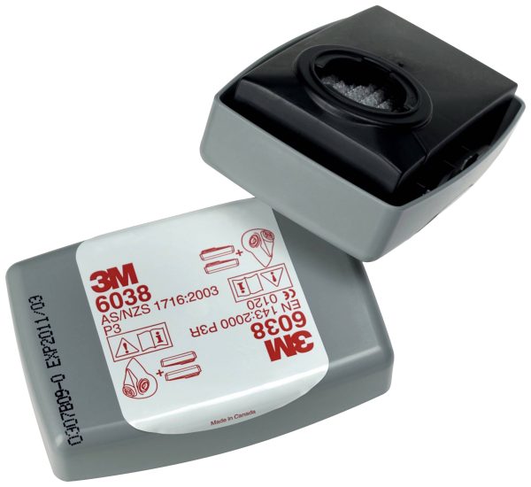 3M 6038 mit Aktivkohle, P3R Filtr cząstek 20 szt. EN 143 DIN 143
