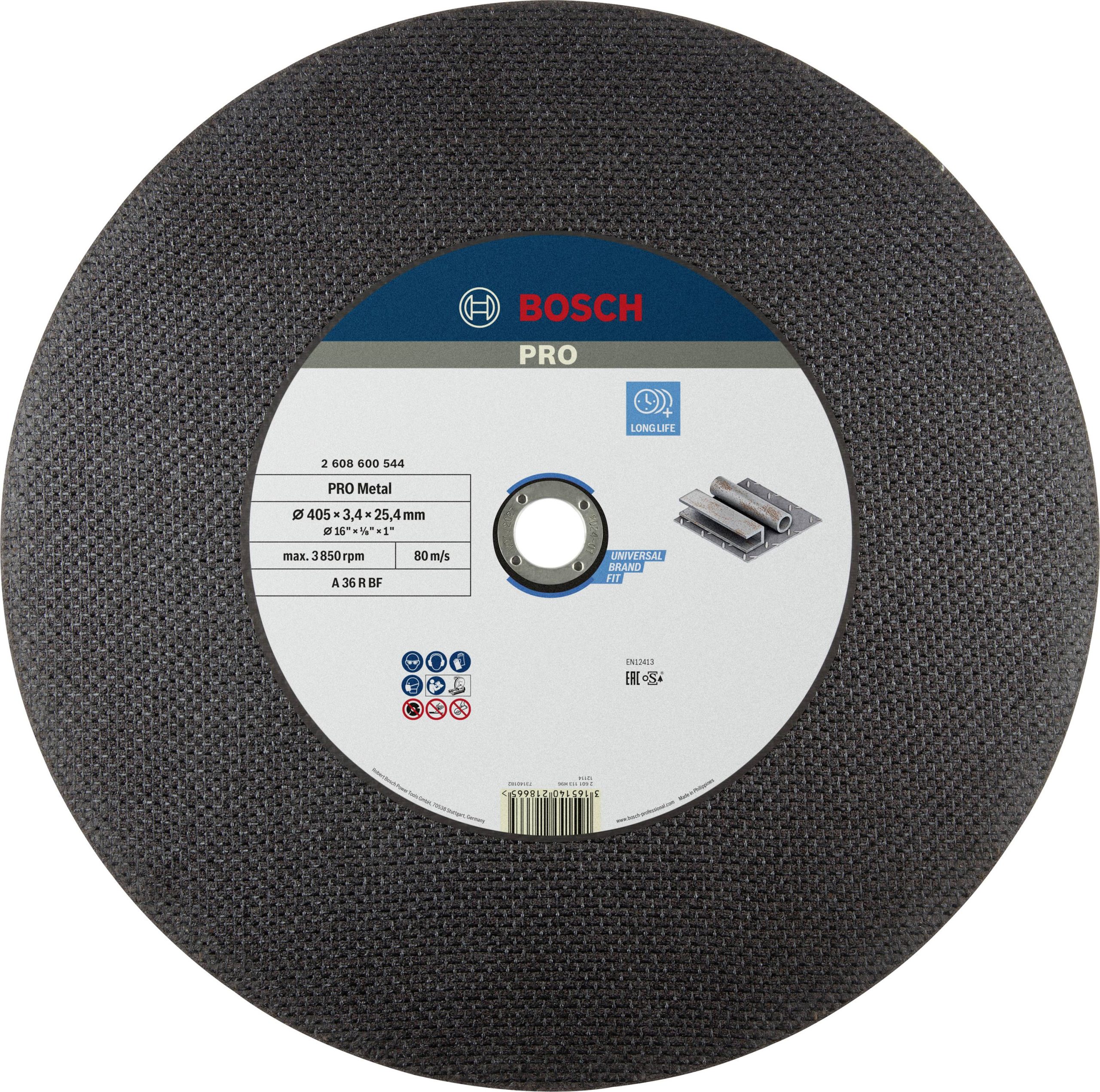 Tarcza tnąca prosta Bosch Accessories 2608600544 2608600544 400 mm 1 szt. - obrazek 1