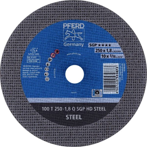 Tarcza tnąca prosta PFERD TOOLS 100 T 250-1,8 Q SGP HD STEEL/30,0 66322130 250 mm 20 szt.