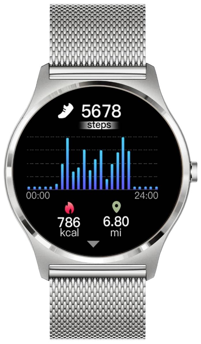 XCOAST JOLI XC PRO Smartwatch Topaz Srebrny - obrazek 1