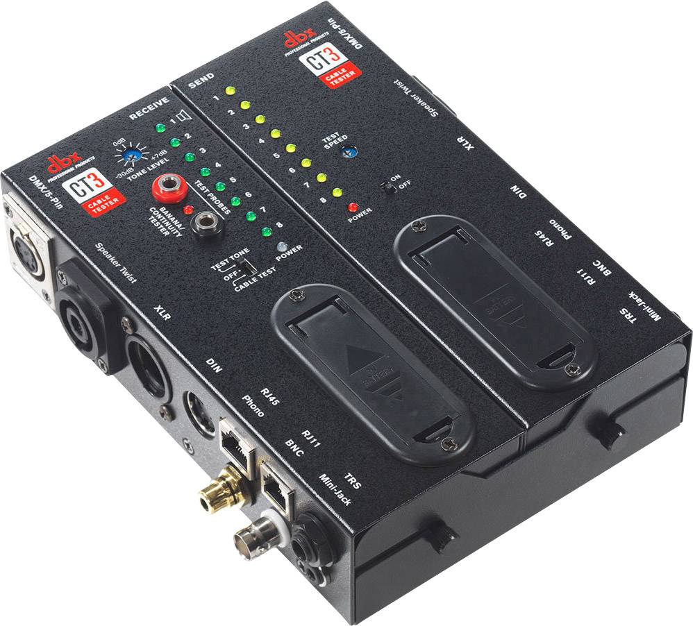DBX CT3 Multiformat Tester kabli Tester kabli - obrazek 1