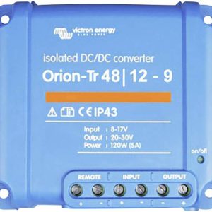 Victron Energy Orion-Tr 48/12-9A Przetwornica DC/DC 48 V/DC – 12 V/DC/12.5 A 120 W Victron Energy Orion-Tr 48/12-9A Przetwornica DC/DC 48 V/DC – 12 V/DC/12.5 A 120 W