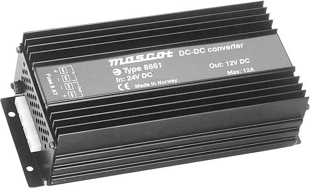 Mascot Battery 8661 Przetwornica DC/DC 24 V/DC - 12 V/DC/12 A 160 W - obrazek 1