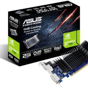 Asus Karta graficzna Nvidia GeForce GT730 2 GB GDDR5-RAM PCIe HDMI, DVI Niskoprofilowa, Pasywne chłodzenie Asus Karta graficzna Nvidia GeForce GT730 2 GB GDDR5-RAM PCIe HDMI, DVI Niskoprofilowa, Pasywne chłodzenie