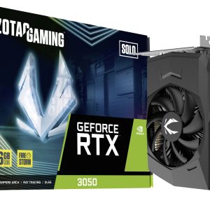 Zotac Karta graficzna Nvidia GeForce RTX 3050 SOLO 6 GB GDDR6-RAM PCIe x8 DisplayPort, HDMI Zotac Karta graficzna Nvidia GeForce RTX 3050 SOLO 6 GB GDDR6-RAM PCIe x8 DisplayPort, HDMI