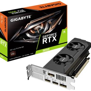 Gigabyte Karta graficzna Nvidia GeForce RTX 3050 Low Profile 6 GB GDDR6-RAM PCIe x16 DisplayPort, HDMI Niskoprofilowa, P Gigabyte Karta graficzna Nvidia GeForce RTX 3050 Low Profile 6 GB GDDR6-RAM PCIe x16 DisplayPort, HDMI Niskoprofilowa, P
