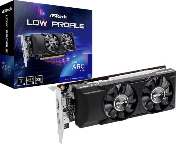 ASRock Karta graficzna Intel Arc™ A310 A310 Low Profile 4 GB GDDR6-RAM PCIe x16 HDMI, DisplayPort Vulkan, Niskoprofilowa
