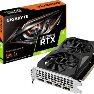 Gigabyte Karta graficzna Nvidia GeForce RTX 3050 GeForce RTX 3050 6 GB GDDR6-VRAM PCIe DisplayPort, HDMI® 2.1 Gigabyte Karta graficzna Nvidia GeForce RTX 3050 GeForce RTX 3050 6 GB GDDR6-VRAM PCIe DisplayPort, HDMI® 2.1
