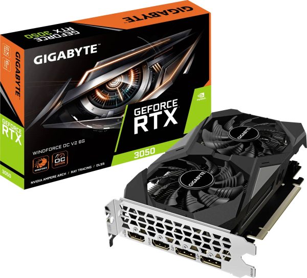 Gigabyte Karta graficzna Nvidia GeForce RTX 3050 GeForce RTX 3050 6 GB GDDR6-VRAM PCIe DisplayPort, HDMI® 2.1