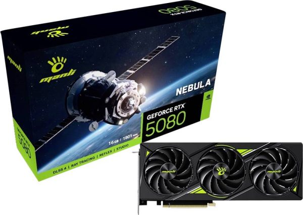 Manli Technology Karta graficzna Nvidia GeForce RTX 5080 Polar Fox 16.384 MB HDMI, DisplayPort