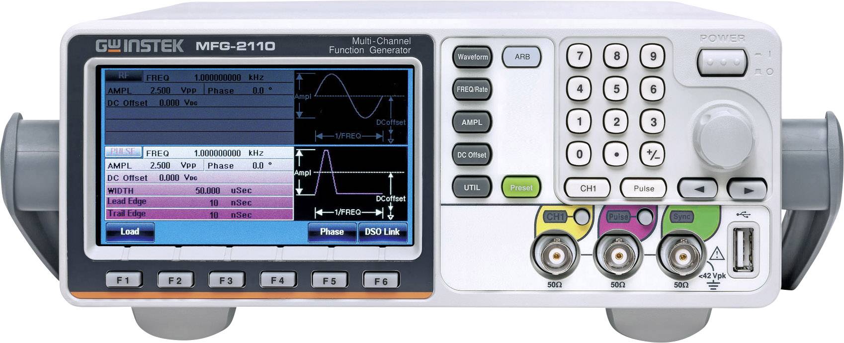 Generator funkcyjny GW Instek MFG-2110 - obrazek 1