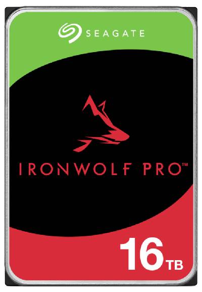 Seagate IronWolf Pro 16 TB Dysk twardy wewnętrzny, 3,5” (8,9 cm) SATA III ST16000NT001 Opakowanie zastępcze