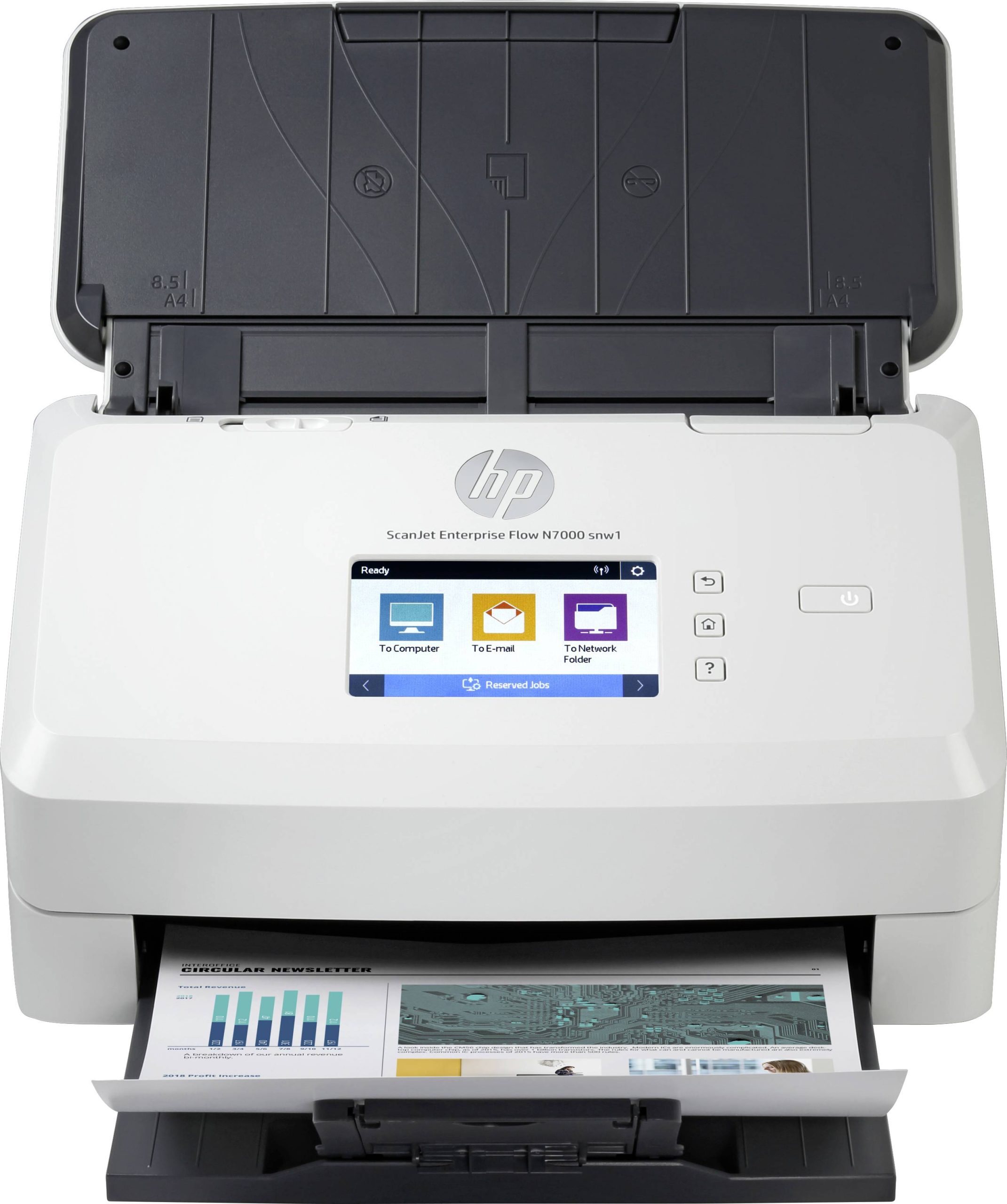 Skaner dokumentów HP ScanJet Ent Flow N7000 snw1 6FW10A#B19 1 szt. - obrazek 1