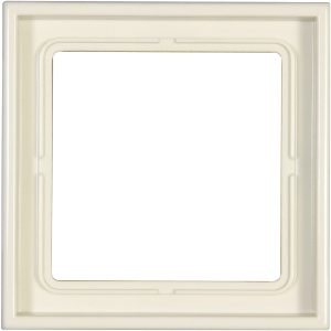 Ramka Jung LS981W kremowo-biały